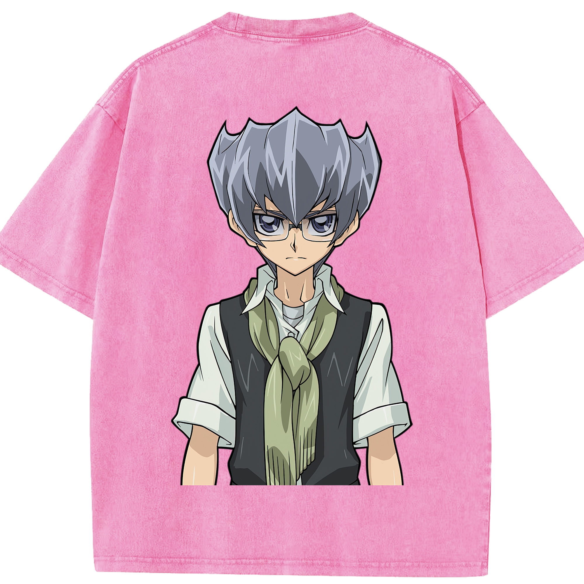 （画像用） 遊☆戯☆王 Yu-Gi-Oh! 綿100% ヴィンテージ風 半袖Tシャツ（背面プリント）
